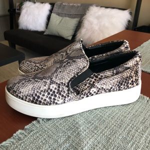 Steve Madden snakeskin shoes